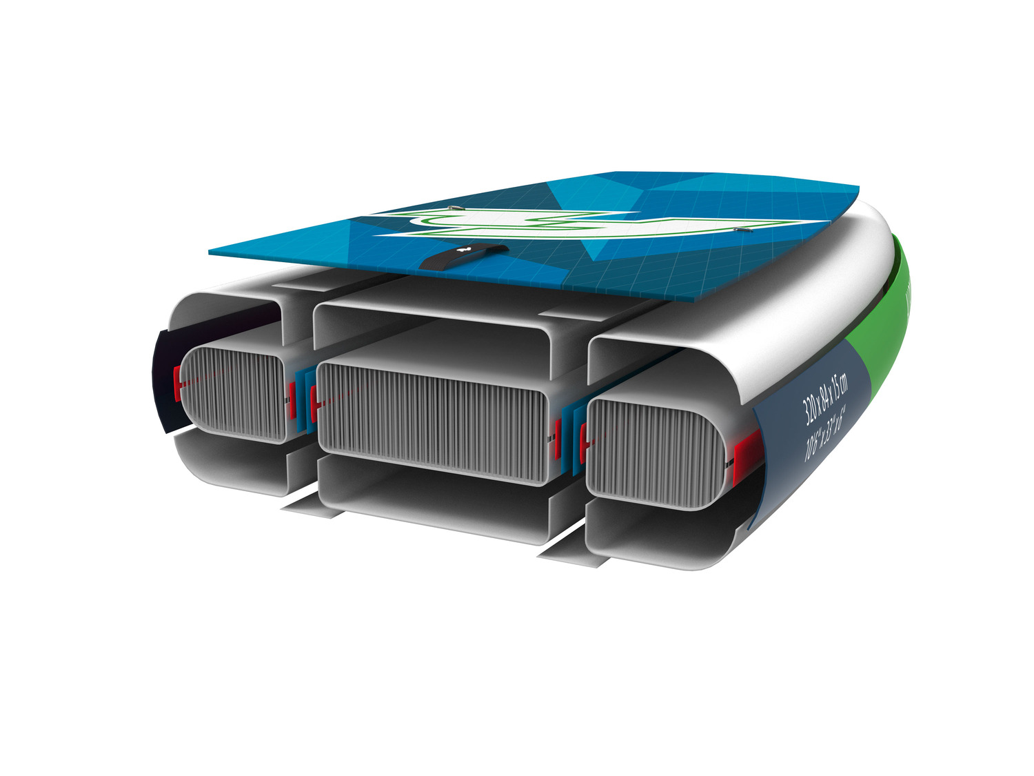 deska SUP F2 Allround 320cm_system dwukomorowy